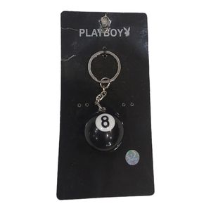 Rare Playboy 8 Ball Key Chain x